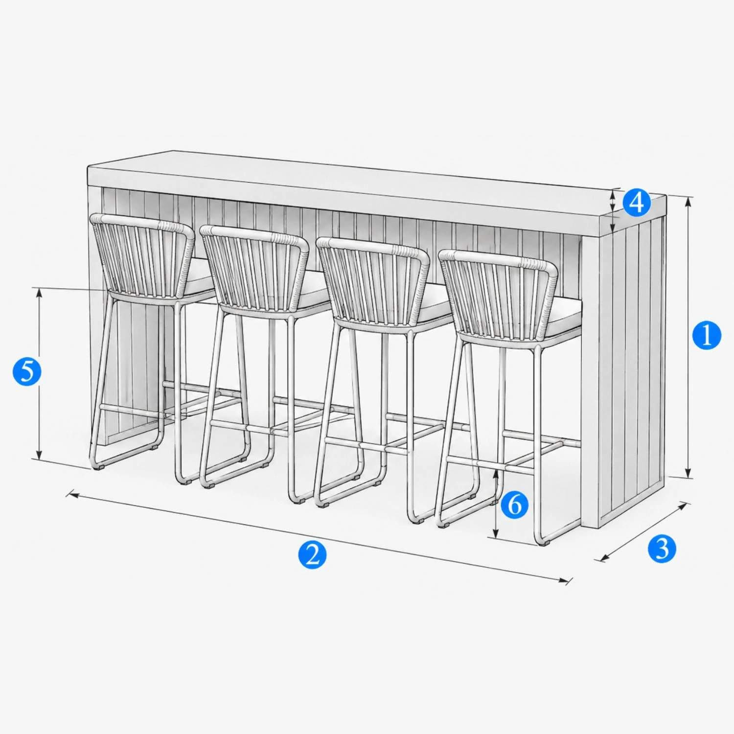 Custom Made Bar Setting Cover