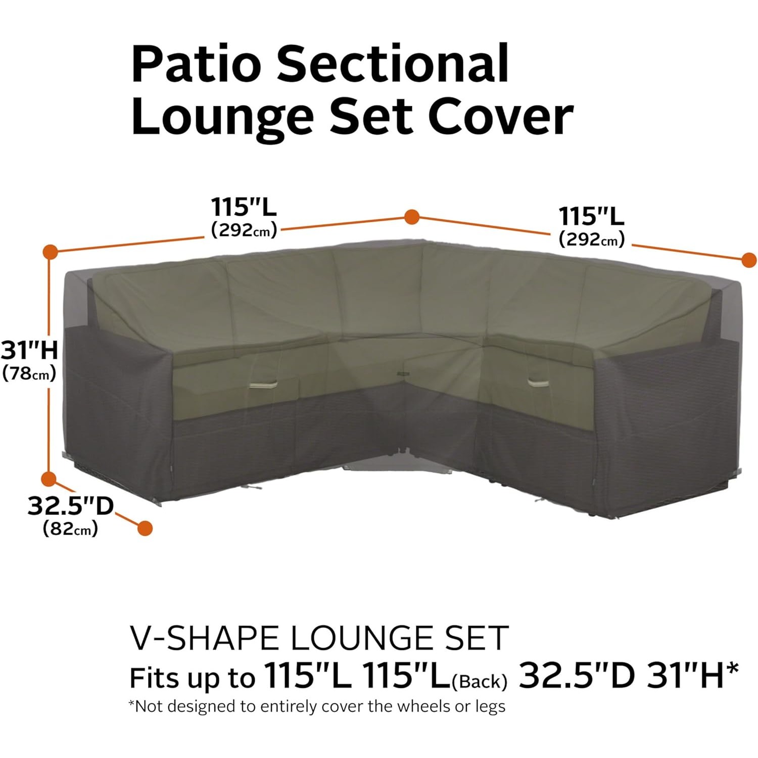 Lounge Set Cover | Covers For Outdoor Sofas | L Shaped Outdoor Sofa Cover — image 8