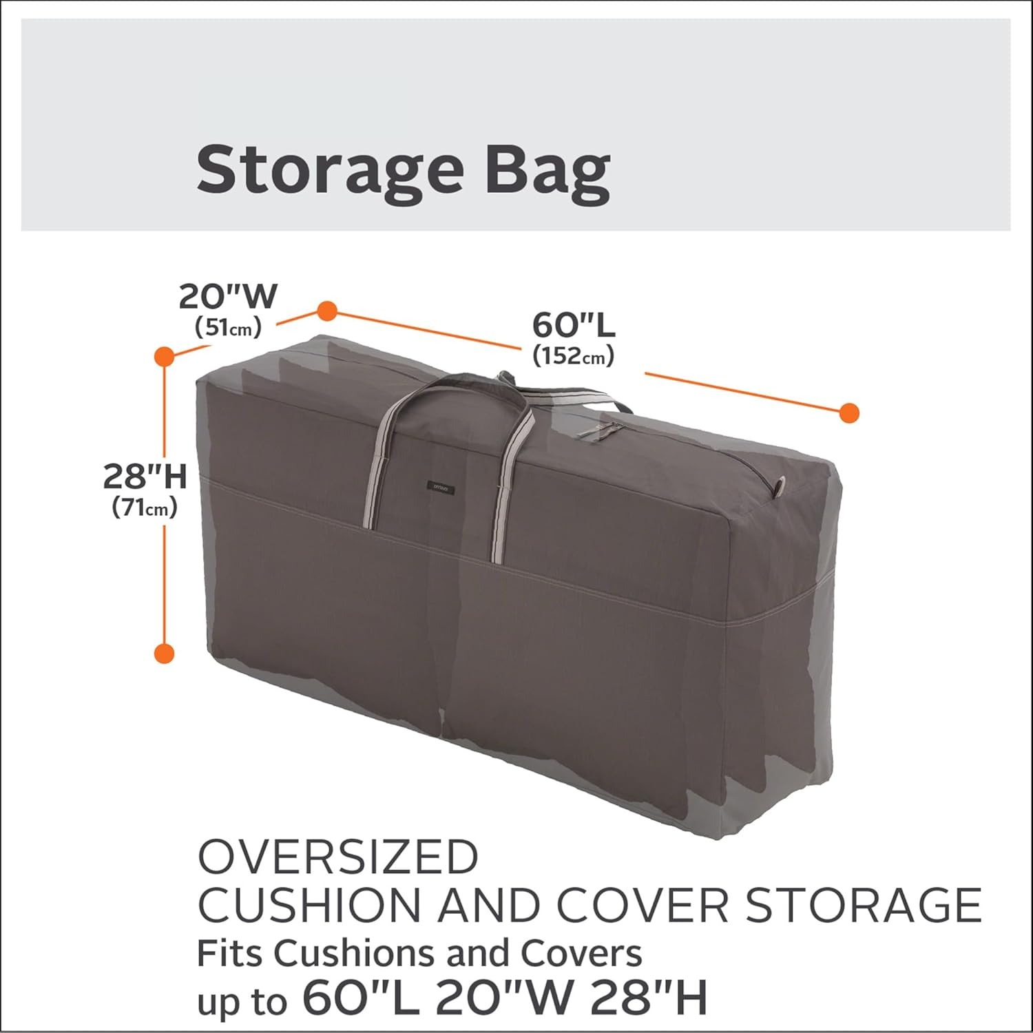 Outdoor Cushion Storage Bag | Storage Bag Outdoor Cushions | Garden Cushion Storage Bag — image 2