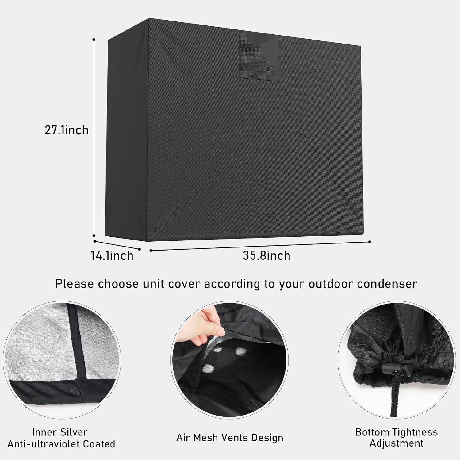 Split Air Conditioner Cover | Split AC Cover | Covers For Mini Splits — image 5